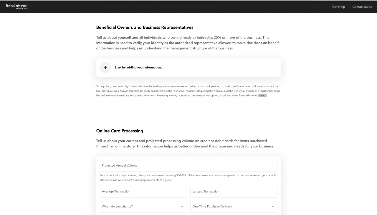 Braintree Integration app